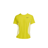 CAMISETA NIKECOURT SLAM DRI-FIT - VERDE LUMINOSO/CINZA MÉDIA